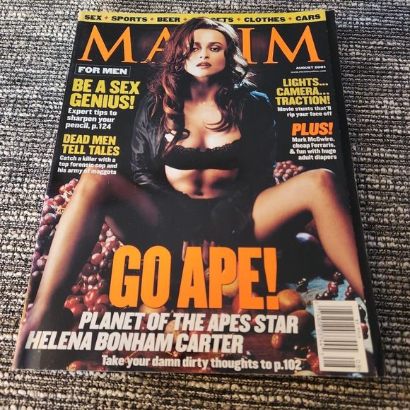 Maxim magazine August 2001 Planet of the Apes - Picture 1 of 5